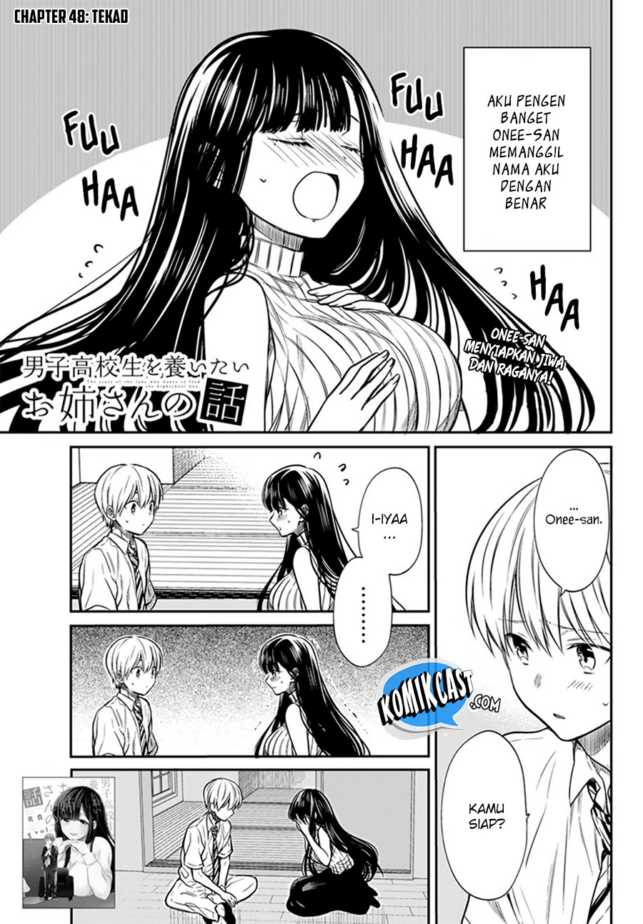 Baca Manga Danshi Koukousei wo Yashinaitai Onee-san no Hanashi Chapter 48 Gambar 2