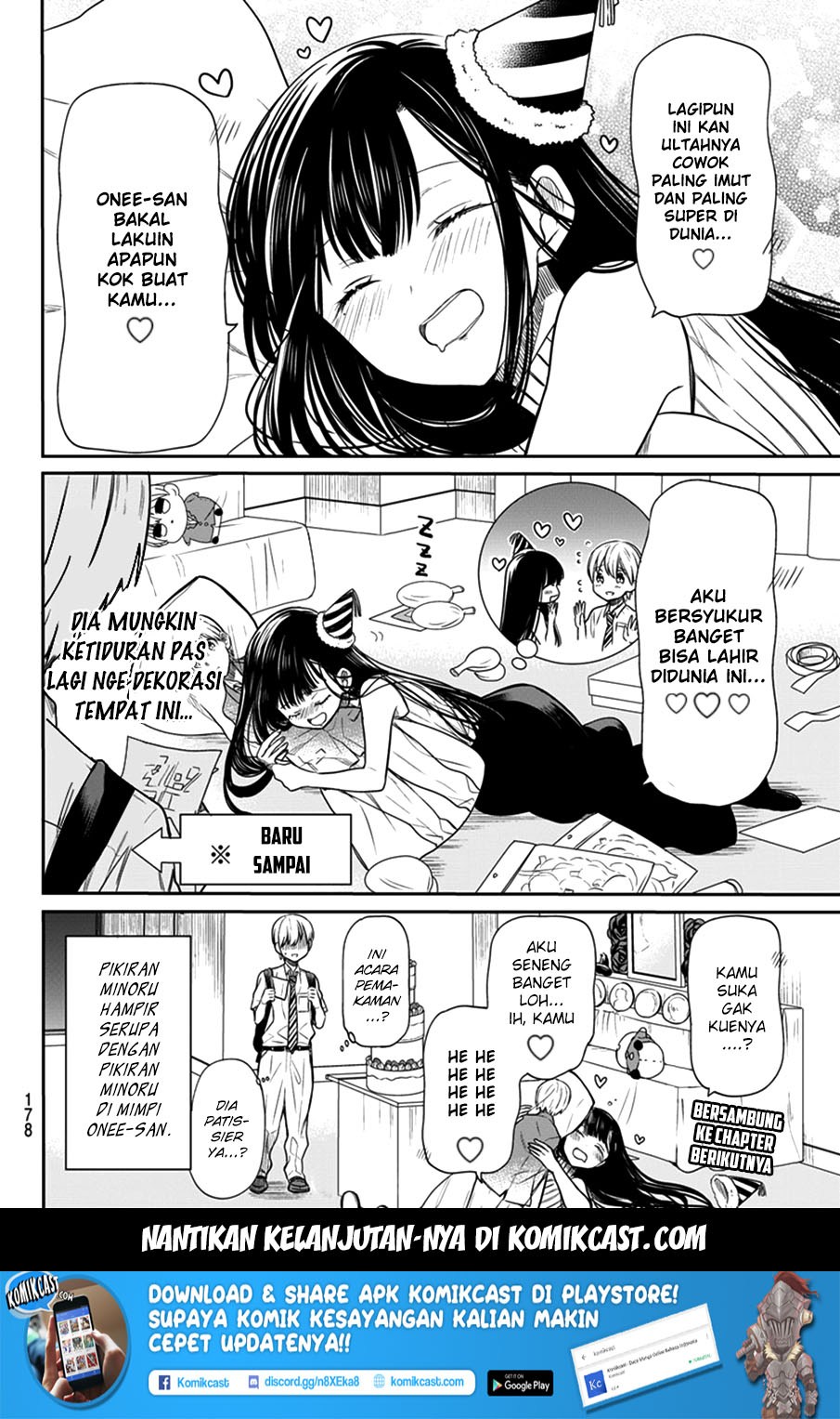 Danshi Koukousei wo Yashinaitai Onee-san no Hanashi Chapter 46 Gambar 6