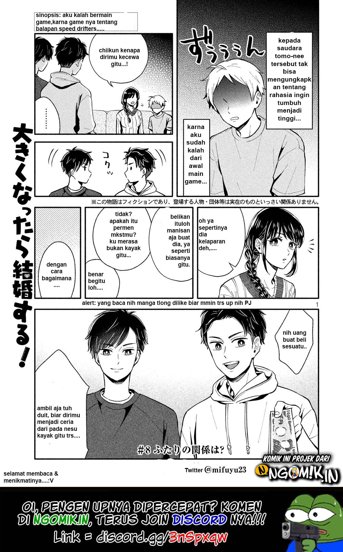 Baca Manga Ookiku nattara kekkon suru! Chapter 08 Gambar 2