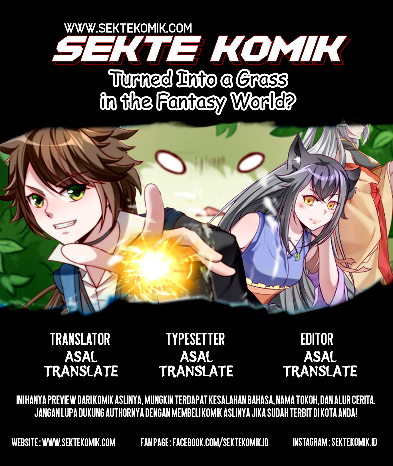 Baca Komik Turned Into a Grass in The Fantasy World? Chapter 08 Gambar 1