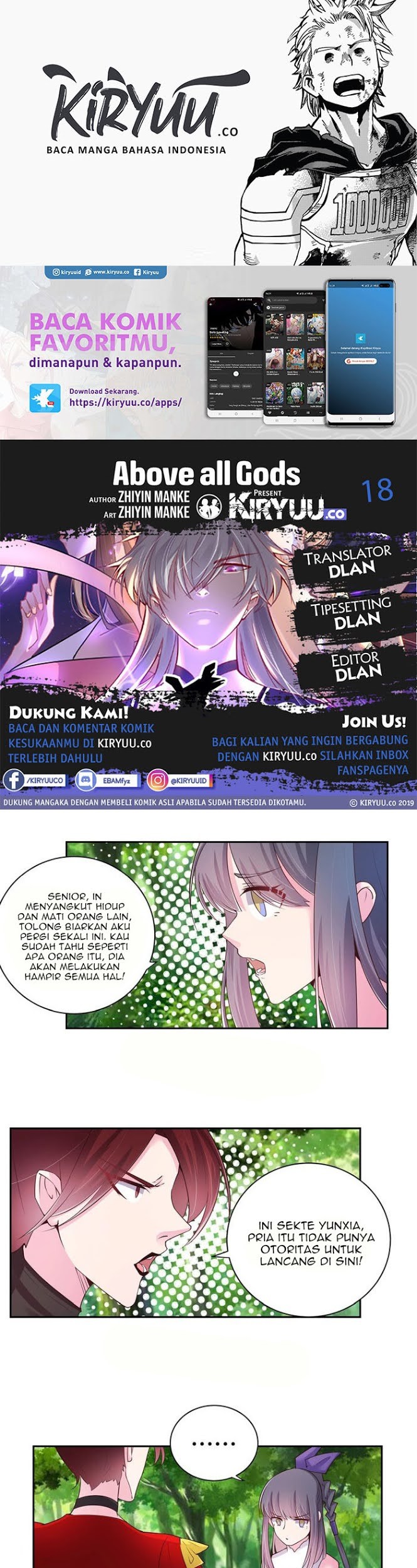 Baca Komik Above All Gods Chapter 18 Gambar 1