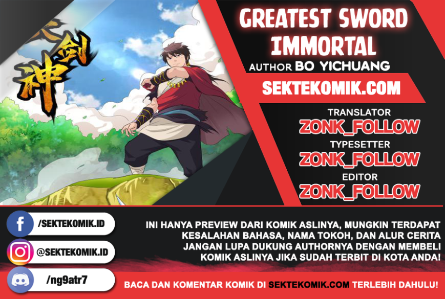 Baca Komik Greatest Sword Immortal Chapter 10 Gambar 1