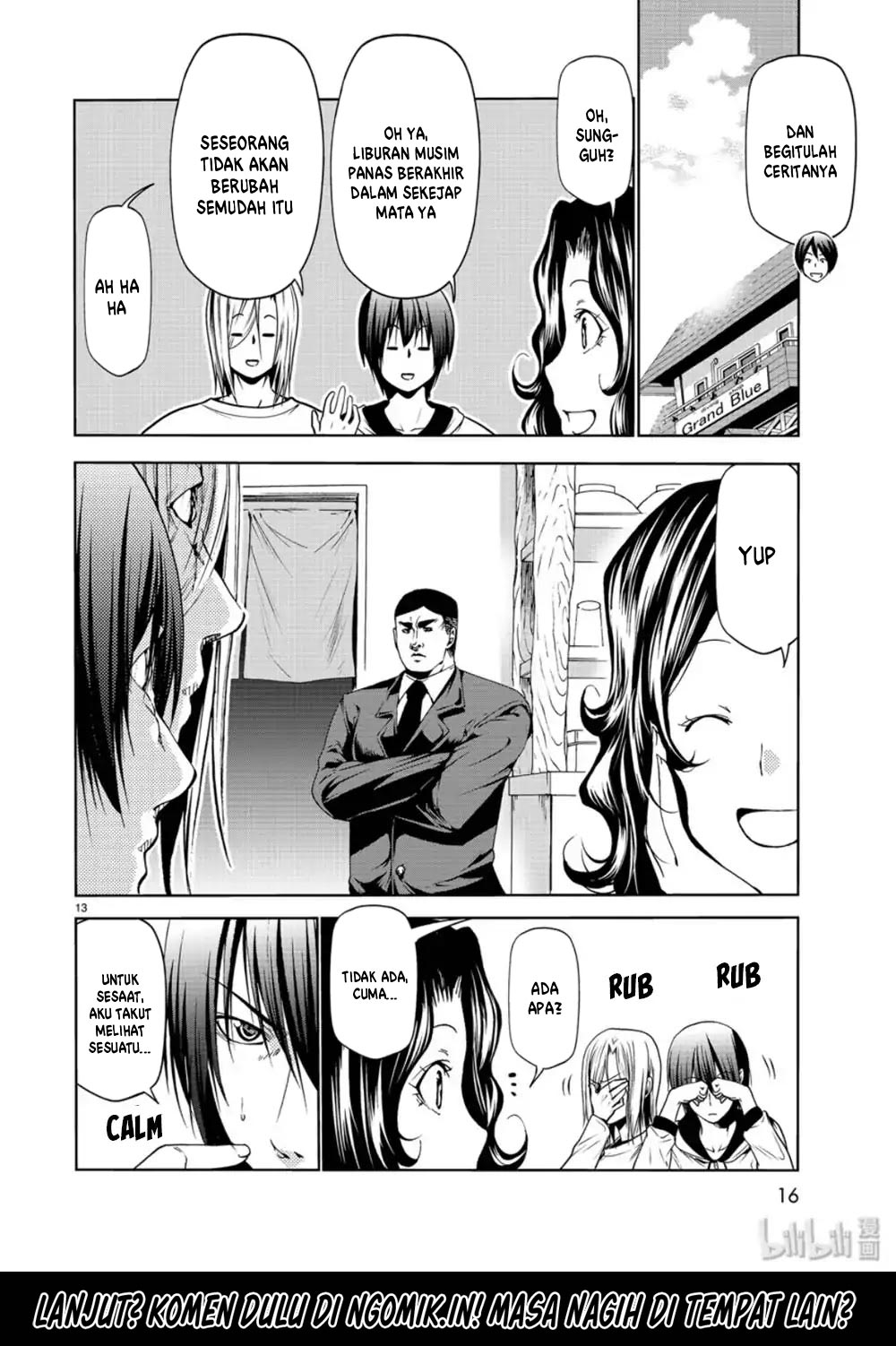 Grand Blue Chapter 58 Gambar 14