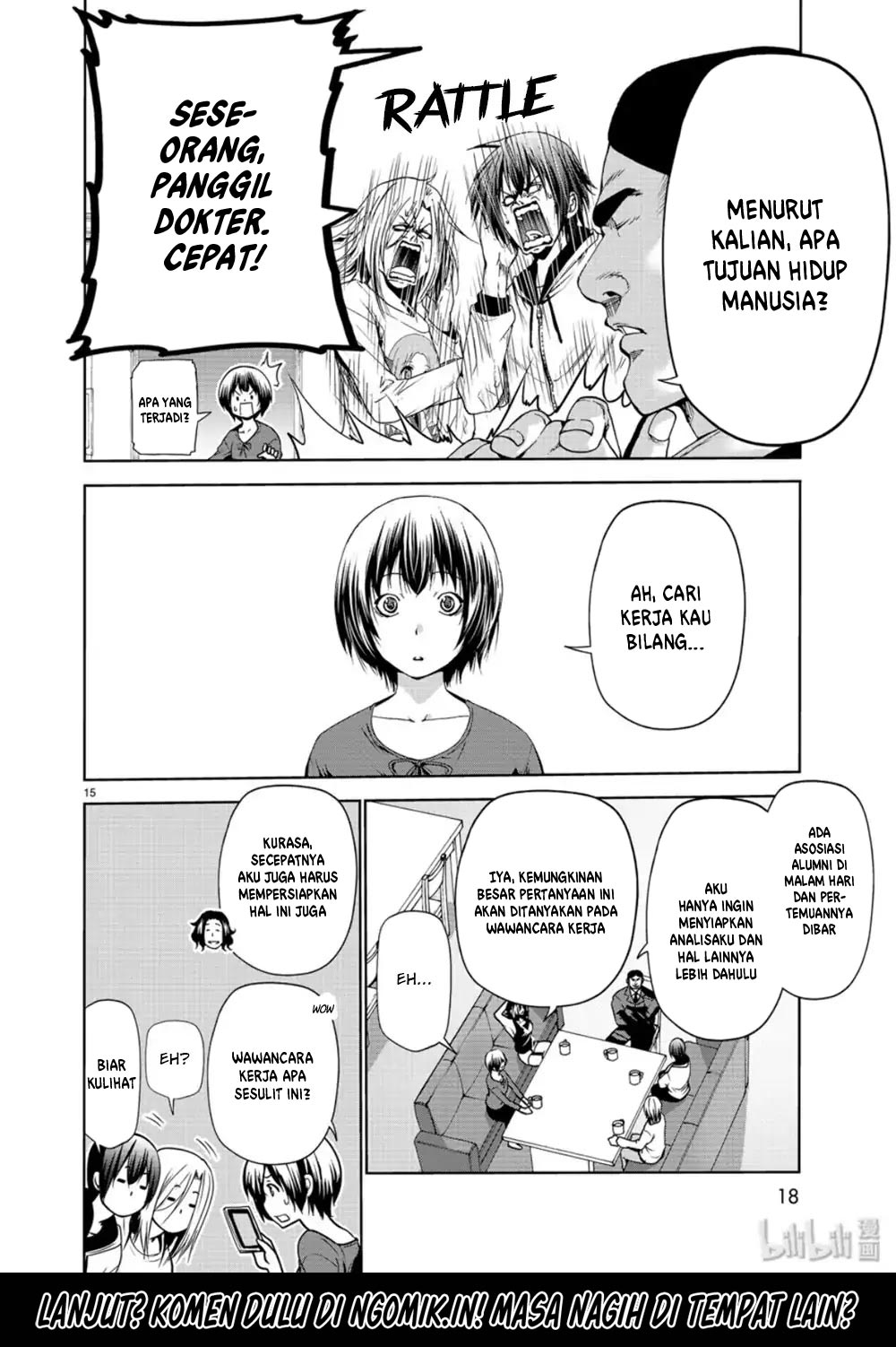 Grand Blue Chapter 58 Gambar 16