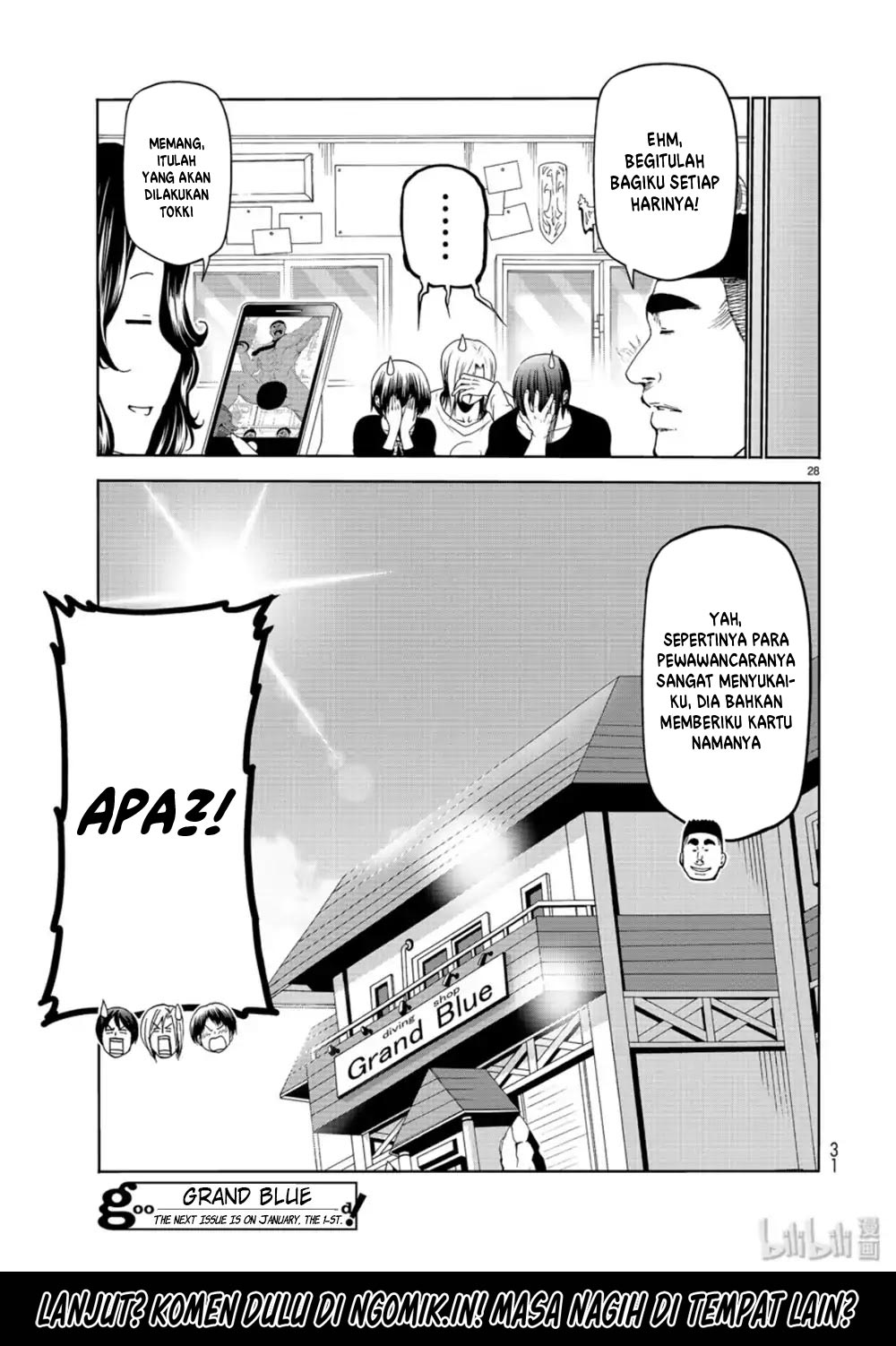 Grand Blue Chapter 58 Gambar 29