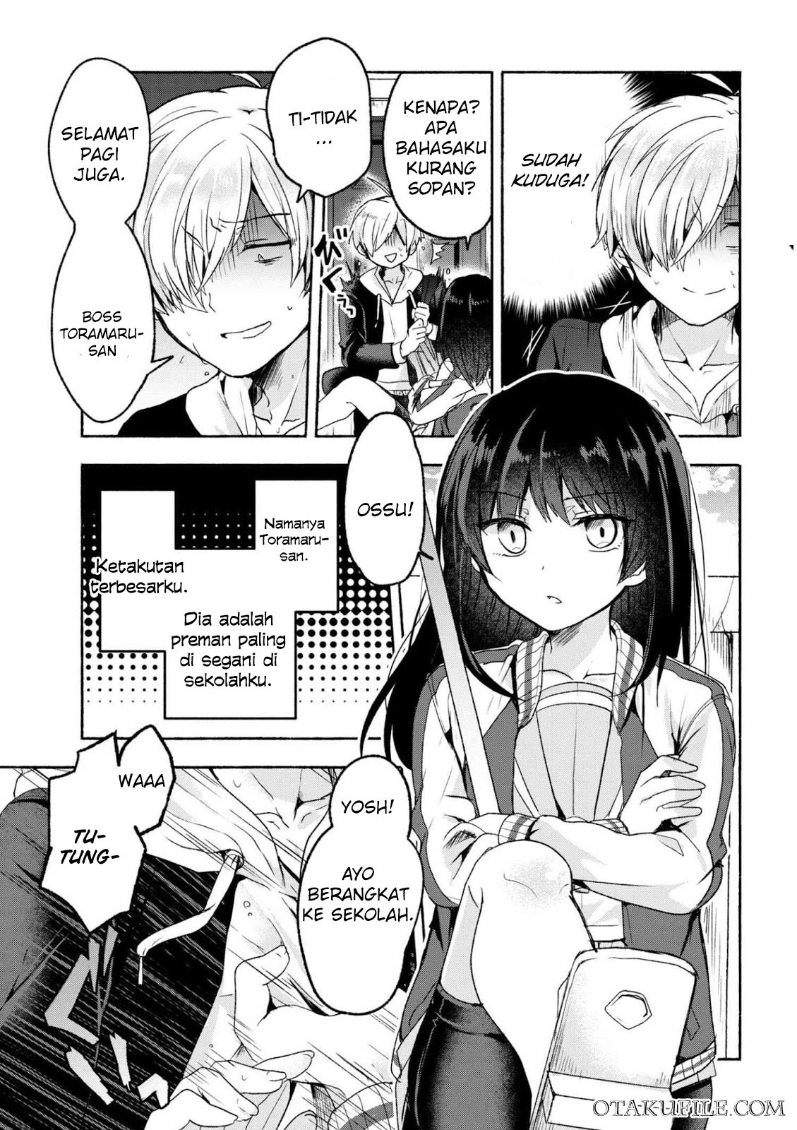 Pashiri na Boku to Koisuru Banchou-san Chapter 01 Gambar 5