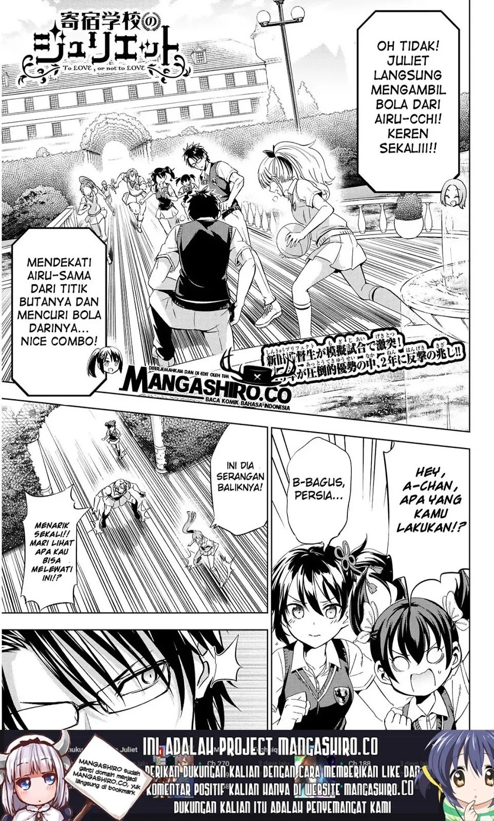 Baca Manga Kishuku Gakkou no Juliet Chapter 95 Gambar 2