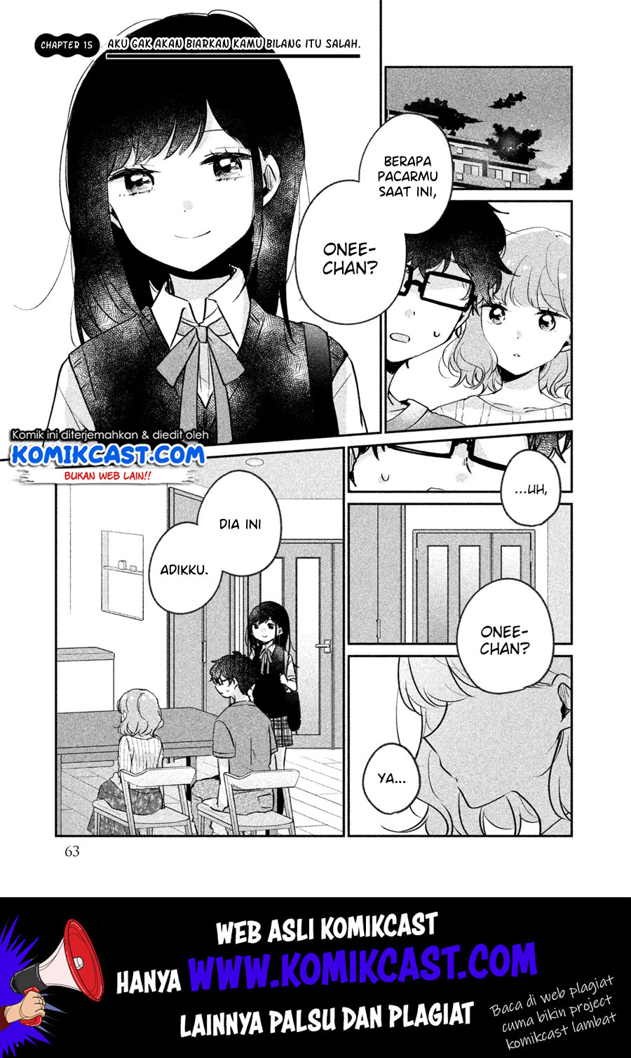Baca Manga It’s Not Meguro-san’s First Time Chapter 15 Gambar 2