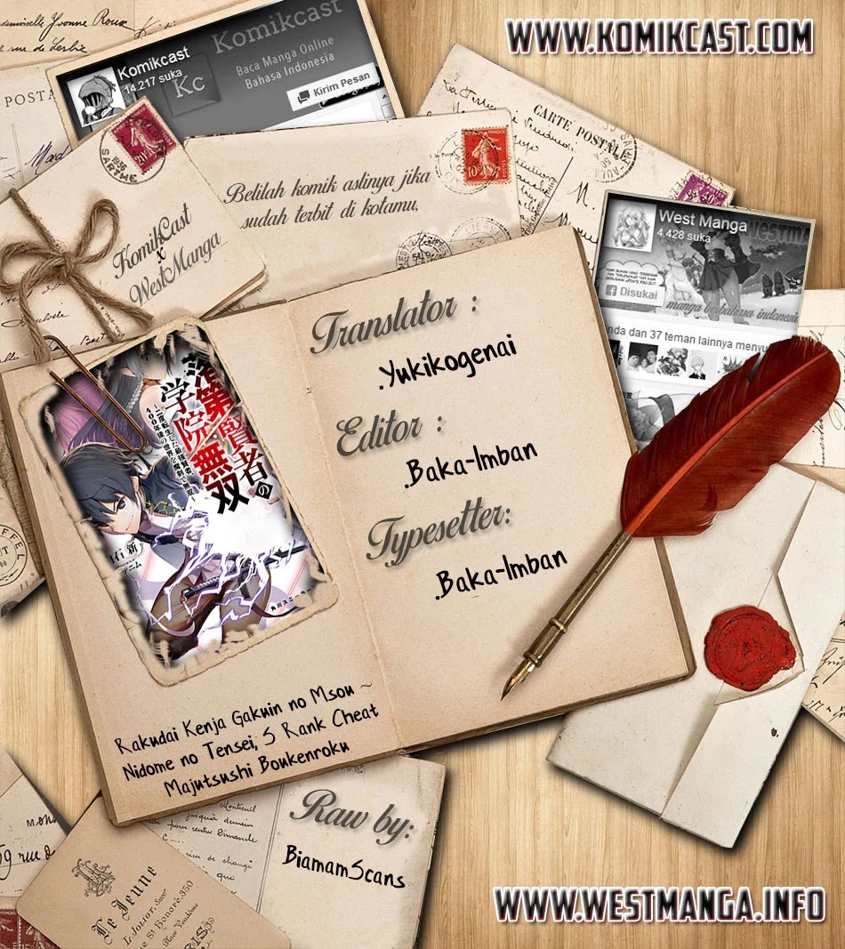 Baca Komik Rakudai Kenja Gakuin no Msou ~ Nidome no Tensei, S Rank Cheat Majutsushi Boukenroku Chapter 3.4 Gambar 1