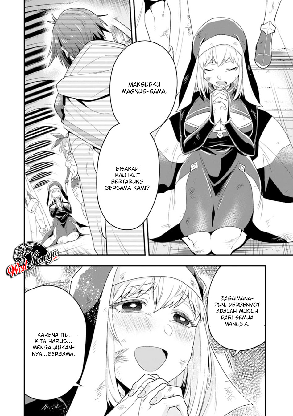 Kouryakuhon o Kushi Suru Saikyou no Mahoutsukai ~”meirei sa sero” to wa Iwa Senai Oreryuu Mao Tobatsu Saizen Ruuto ~ Chapter 09 Gambar 25