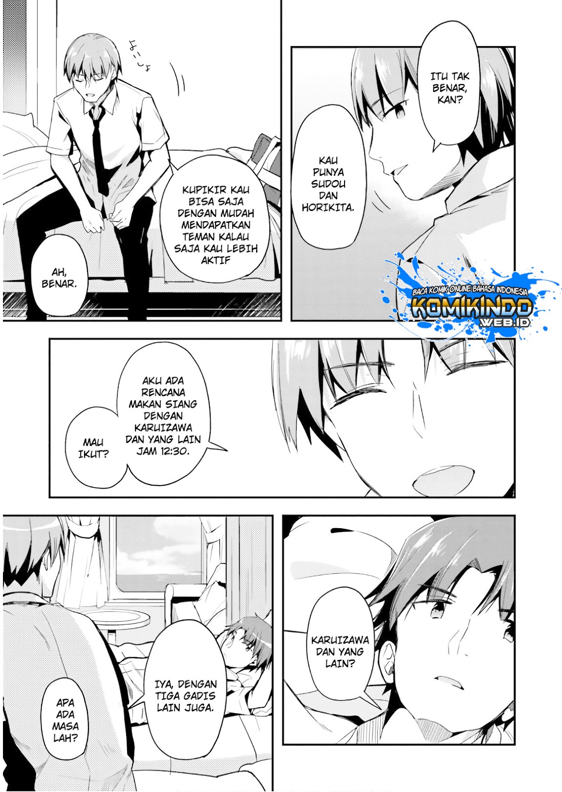 Youkoso Jitsuryoku Shijou Shugi no Kyoushitsu e Chapter 28 Gambar 20
