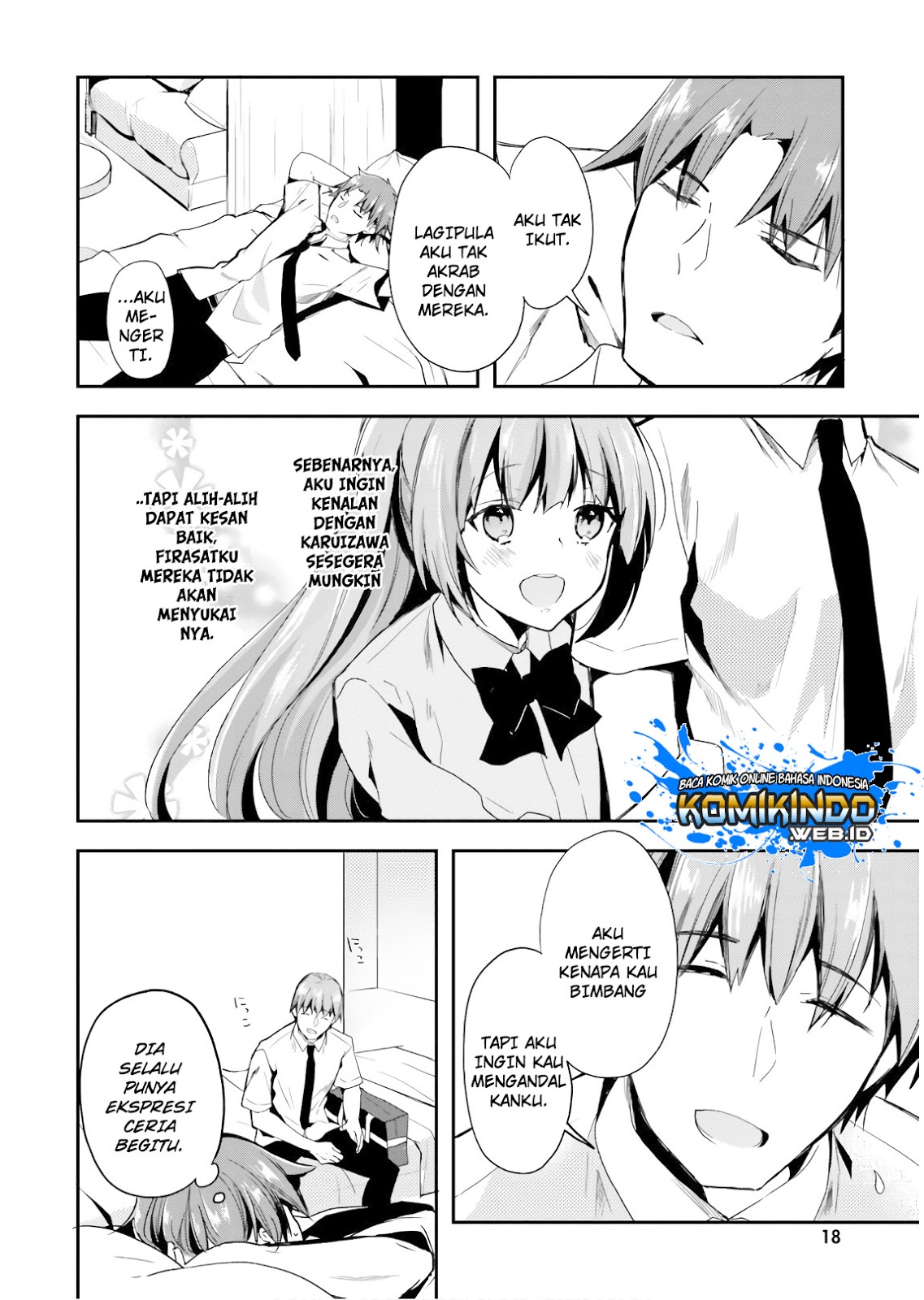 Youkoso Jitsuryoku Shijou Shugi no Kyoushitsu e Chapter 28 Gambar 21