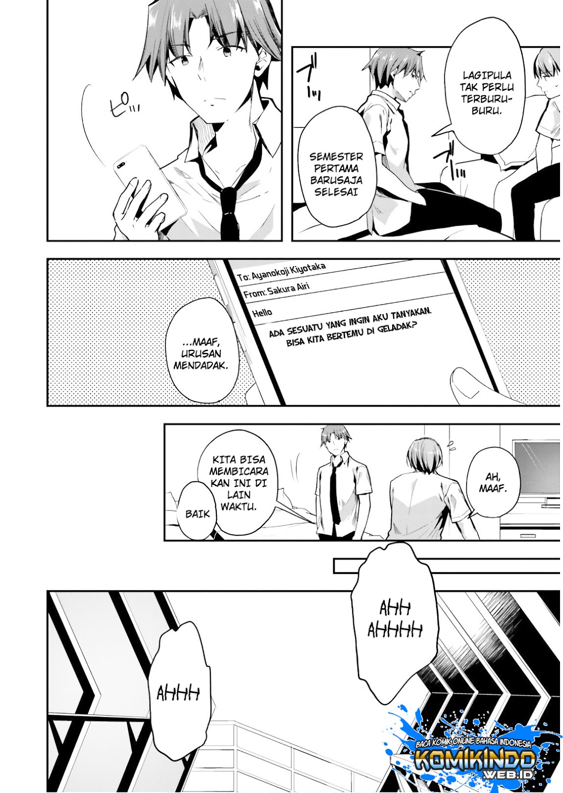 Youkoso Jitsuryoku Shijou Shugi no Kyoushitsu e Chapter 28 Gambar 25