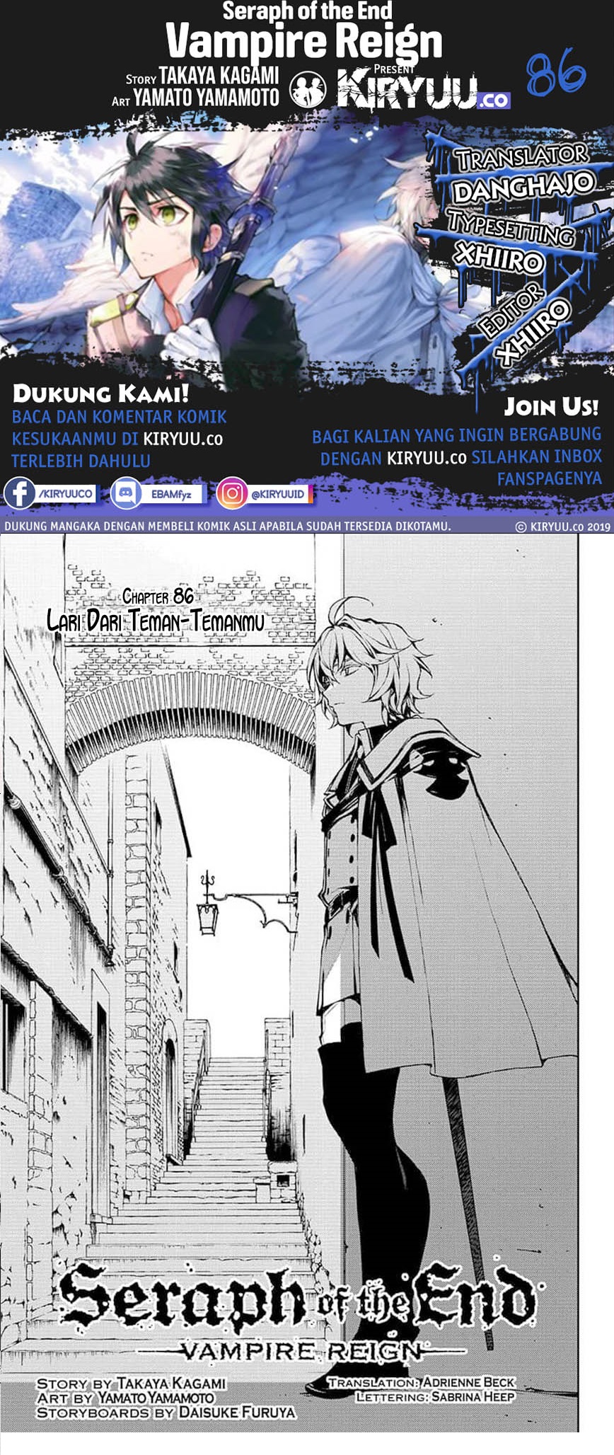 Baca Komik Owari no Seraph Chapter 86 Gambar 1
