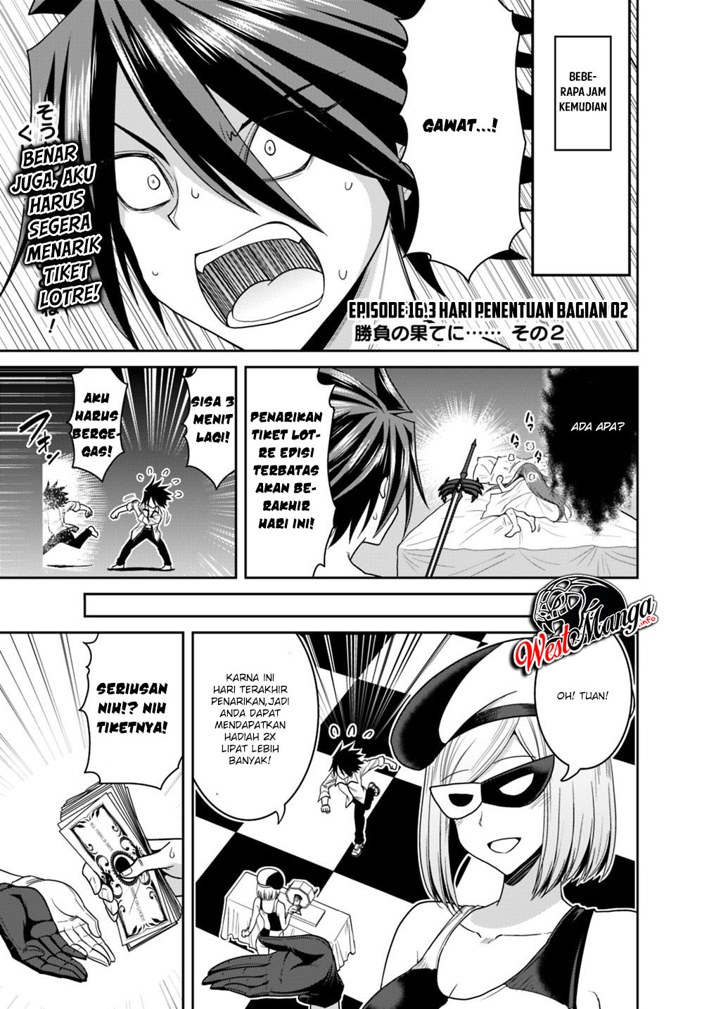 Baca Manga Kujibiki Tokushou: Musou Harem-ken Chapter 16.3 Gambar 2
