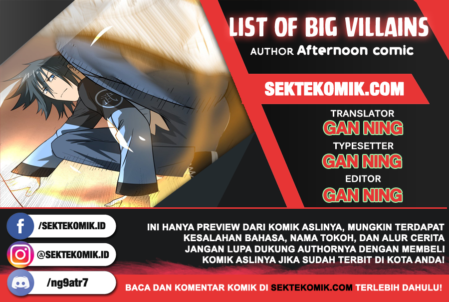 Komik List of Big Villians Chapter 20 gambar nomor 1