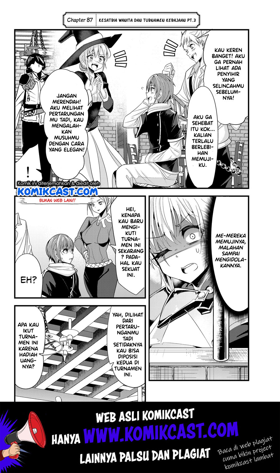 Ima Made Ichido mo Onna Atsukaisareta koto ga nai Onna Kishi wo Onna Atsukai suru Chapter 87 Gambar 3