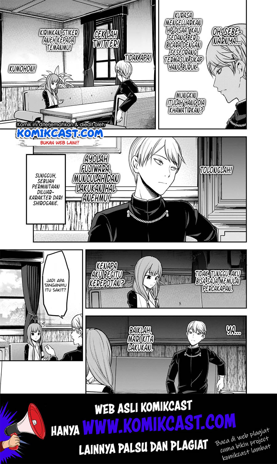 Kaguya-sama wa Kokurasetai – Tensai-tachi no Renai Zunousen Chapter 165 Gambar 6