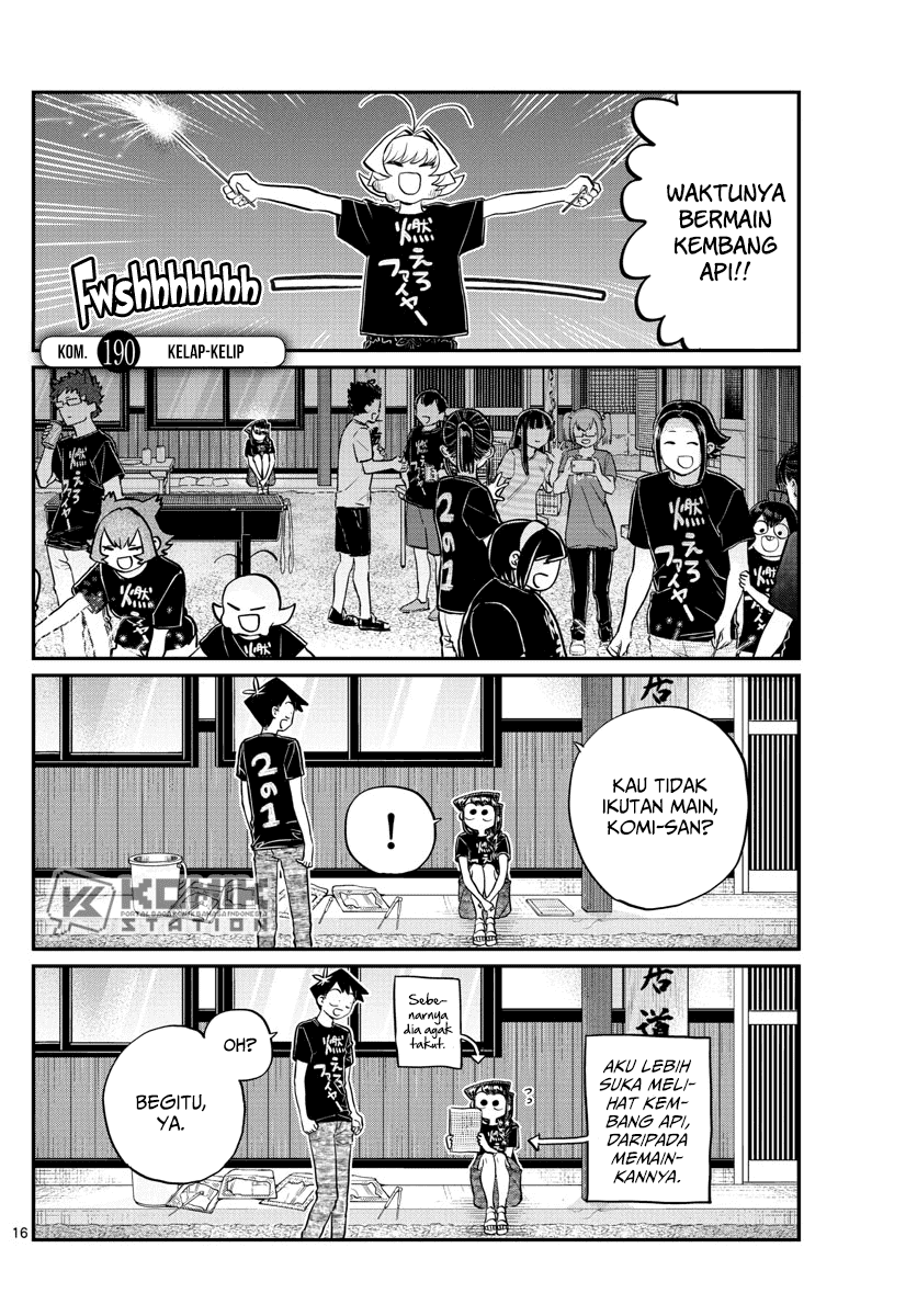 Baca Manga Komi-san wa Komyushou Desu Chapter 190 Gambar 2