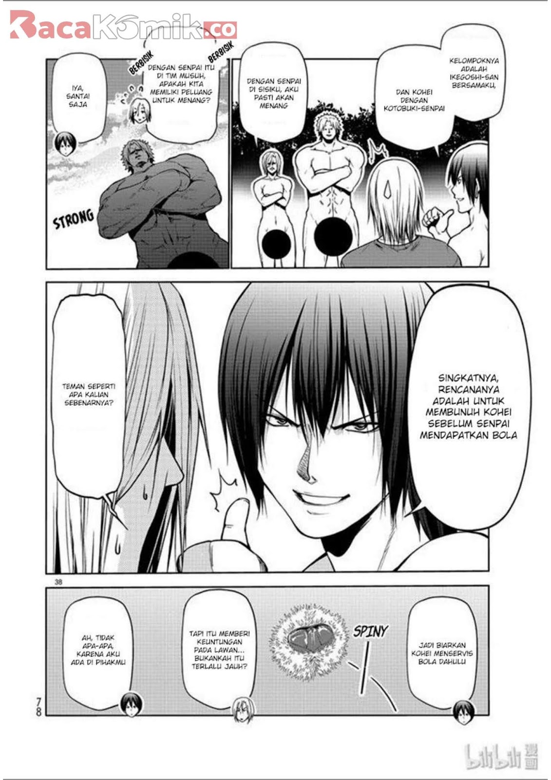 Grand Blue Chapter 60 Gambar 39