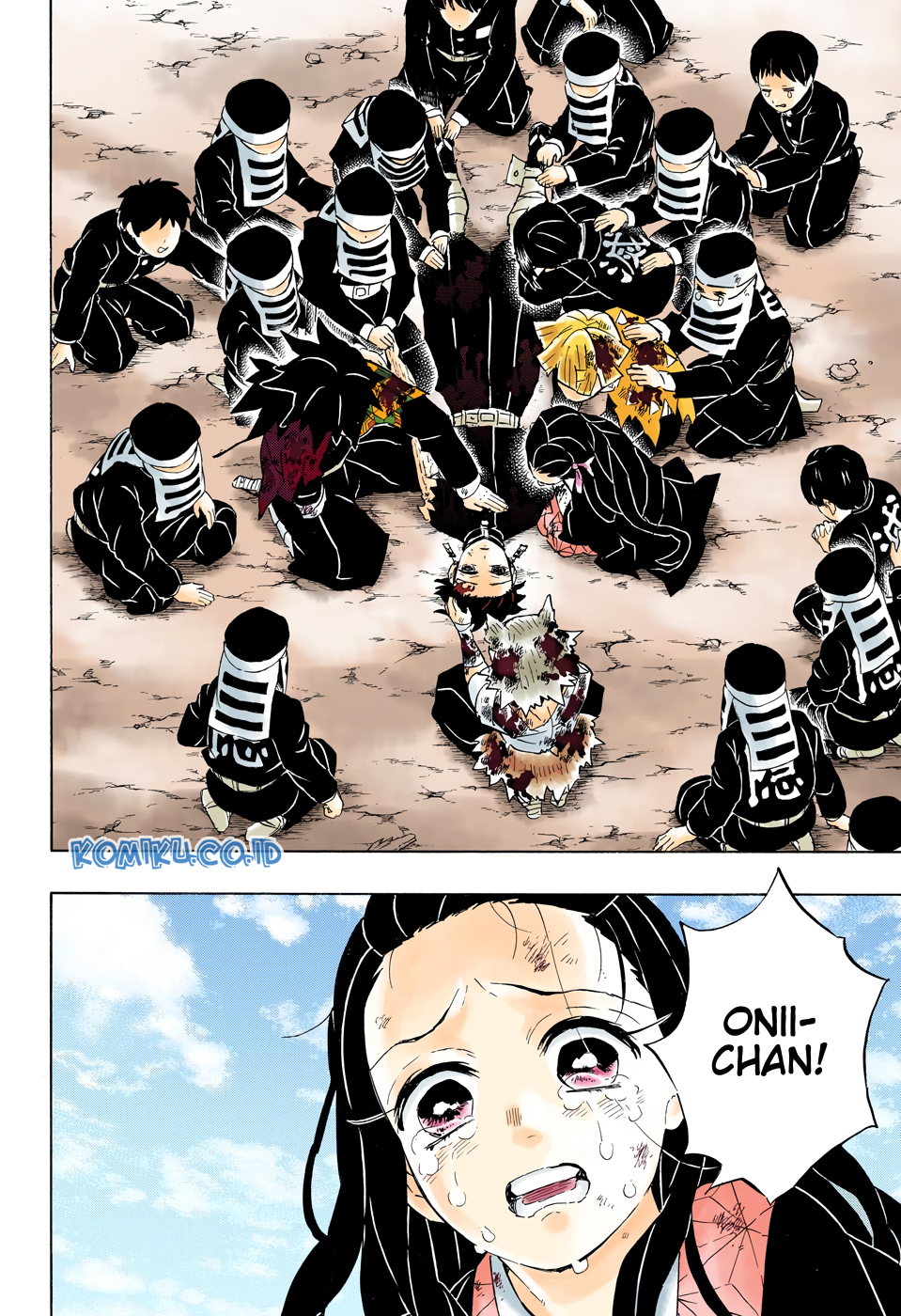 Kimetsu no Yaiba Chapter 203.5 Gambar 17