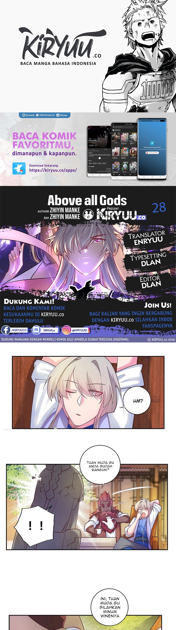 Baca Komik Above All Gods Chapter 28 Gambar 1