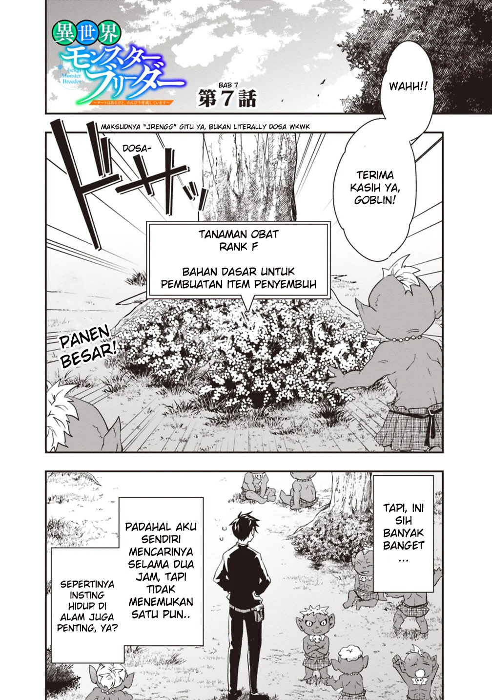 Baca Komik Isekai Monster Breeder Chapter 07 Gambar 1