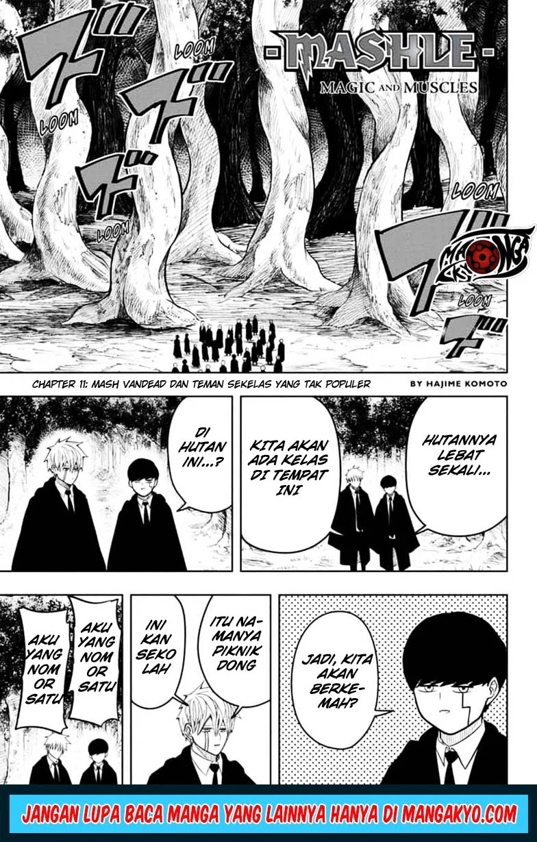 Baca Komik Mashle: Magic and Muscles Chapter 11 Gambar 1