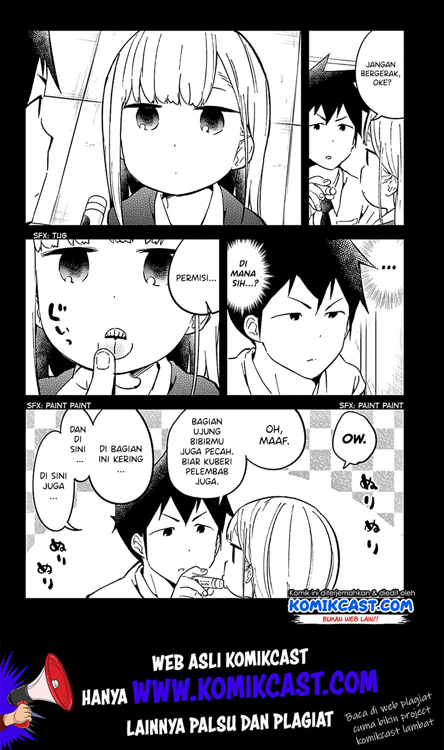 Aharen-san wa Hakarenai Chapter 25 Gambar 9