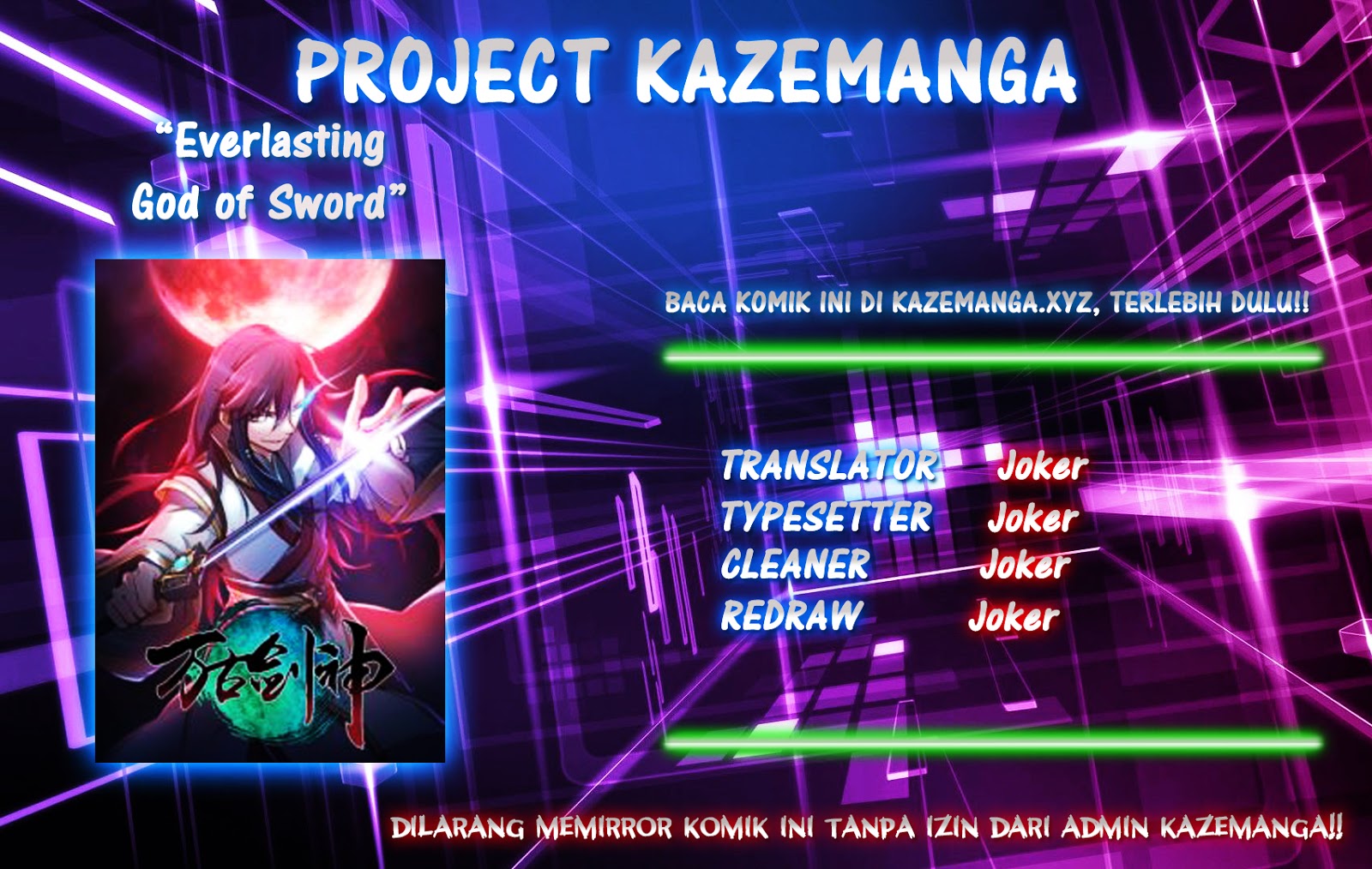 Baca Komik Everlasting God of Sword Chapter 10 Gambar 1