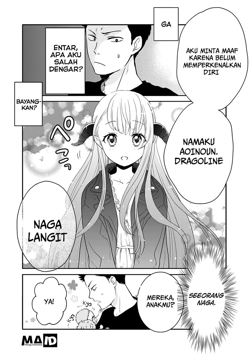 Kitaku Tochuu de Yome to Musume ga Dekita n dakedo, Dragon datta Chapter 01 Gambar 34