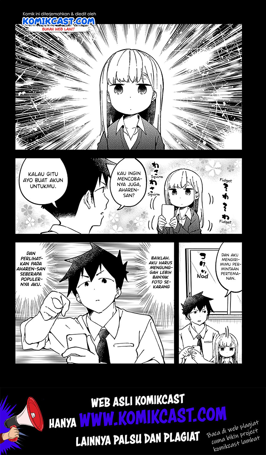 Aharen-san wa Hakarenai Chapter 27 Gambar 7