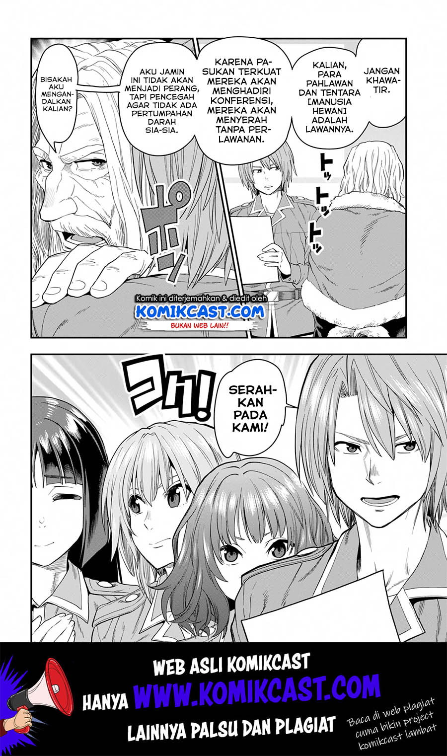 Konjiki no Moji Tsukai: Yuusha Yonin ni Makikomareta Unique Cheat Chapter 61 Gambar 7