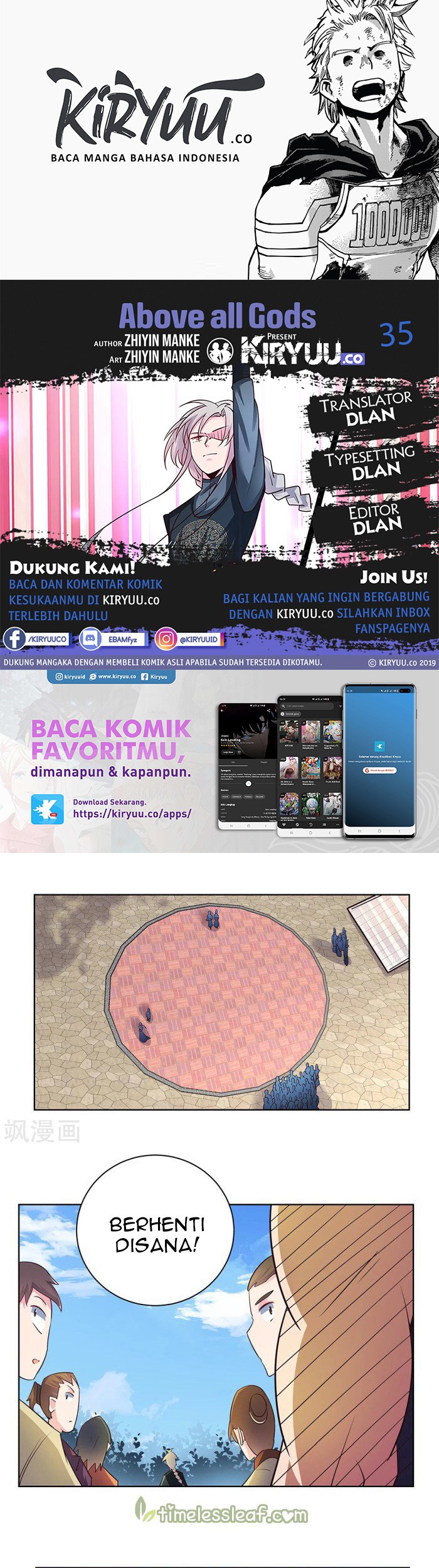 Baca Komik Above All Gods Chapter 35 Gambar 1