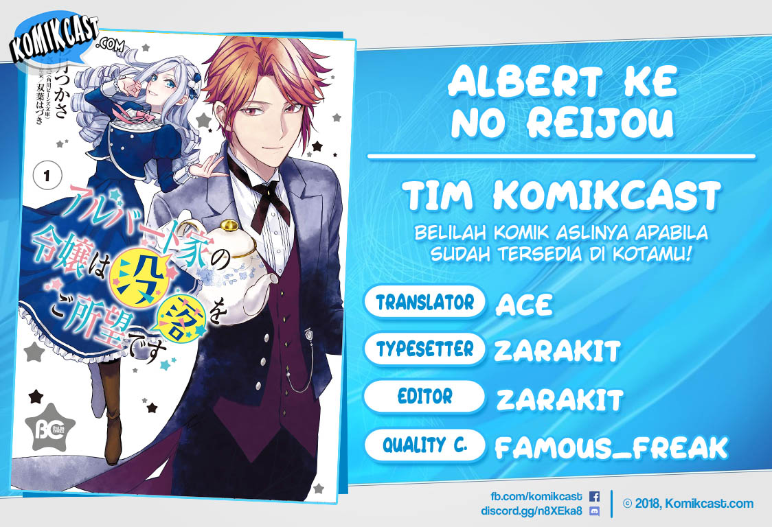 Baca Komik Albert Ke no Reijou wa Botsuraku wo go Shomou desu Chapter 03 Gambar 1