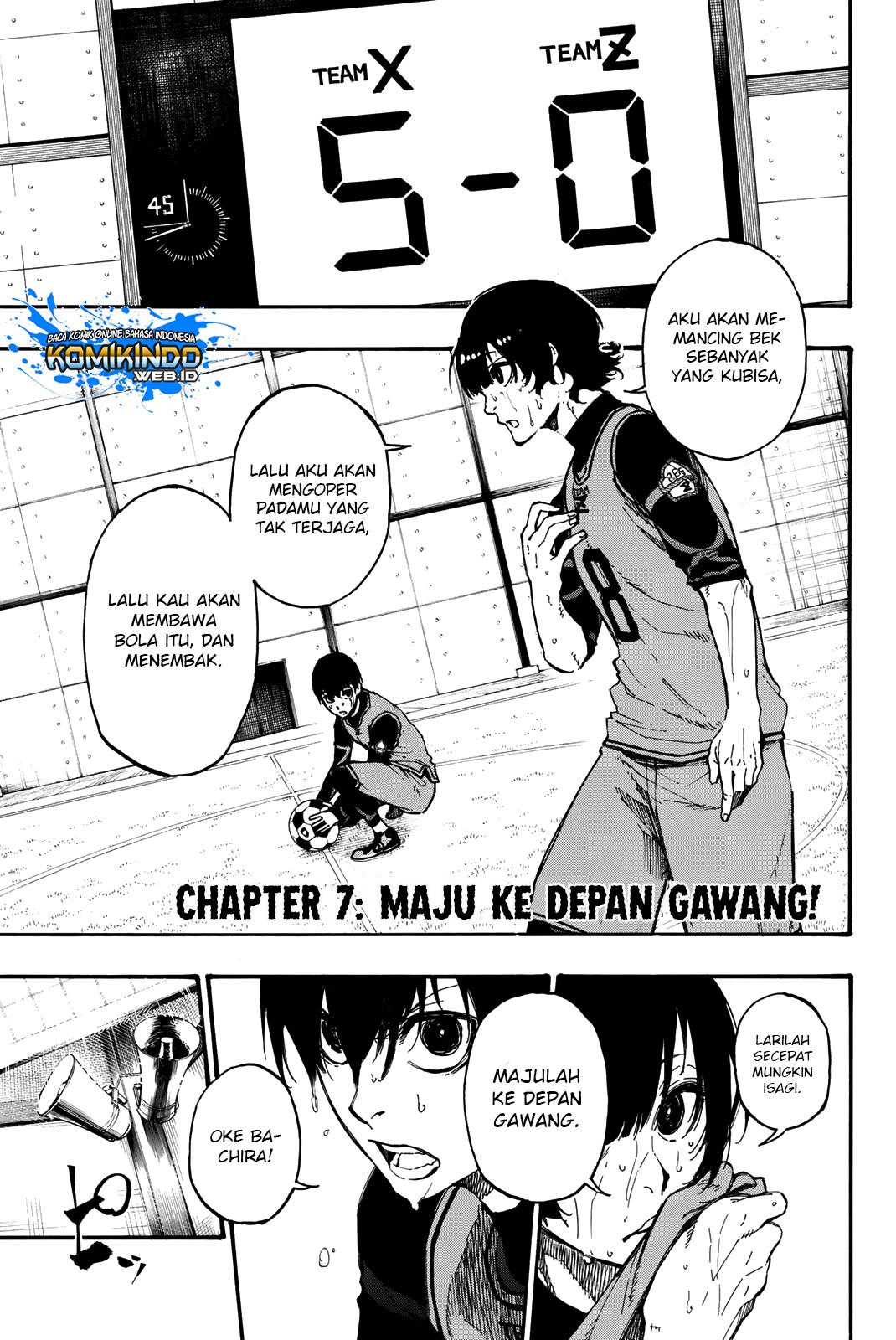 Manga Blue Lock Chapter 07 gambar nomor 2