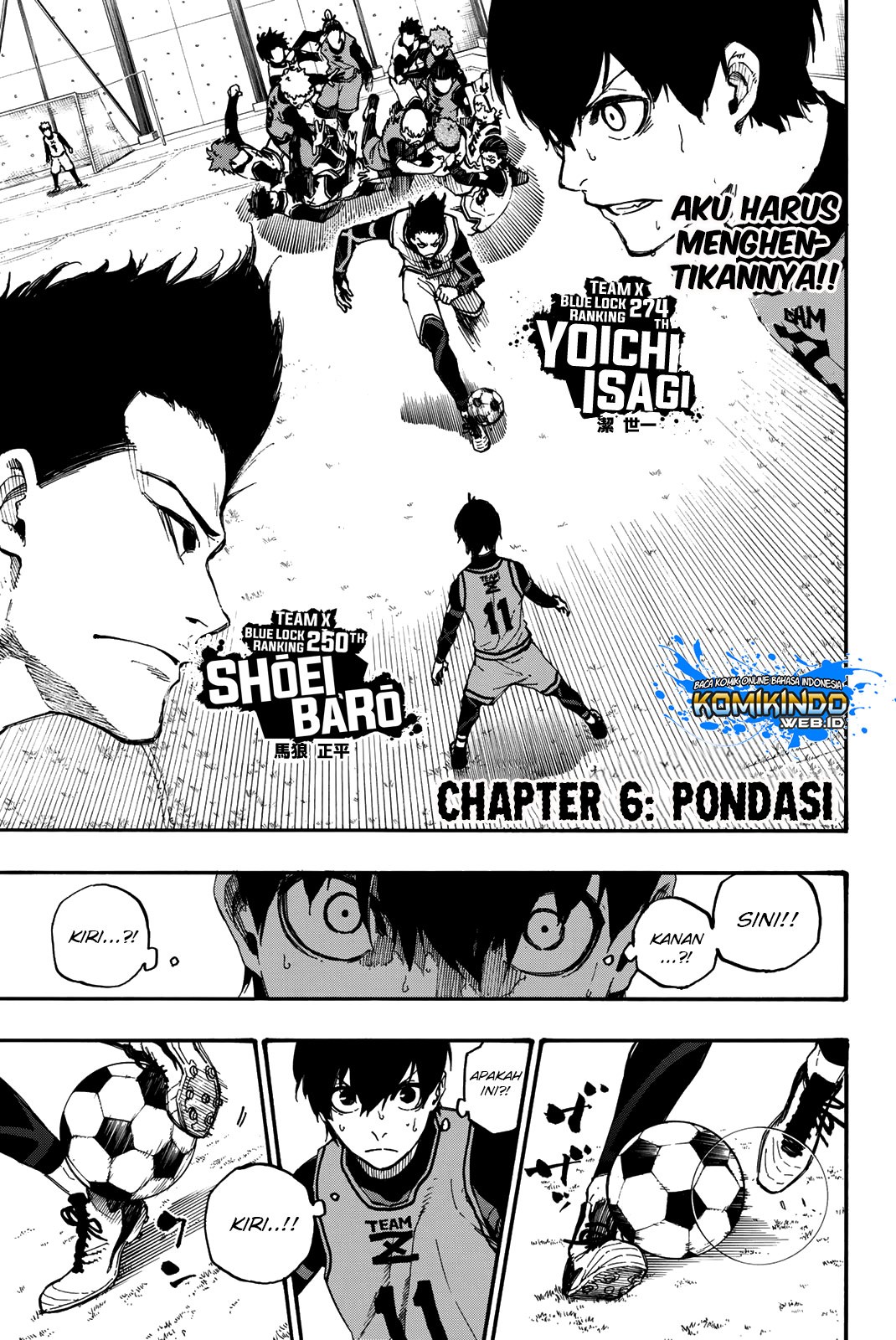 Manga Blue Lock Chapter 06 gambar nomor 2