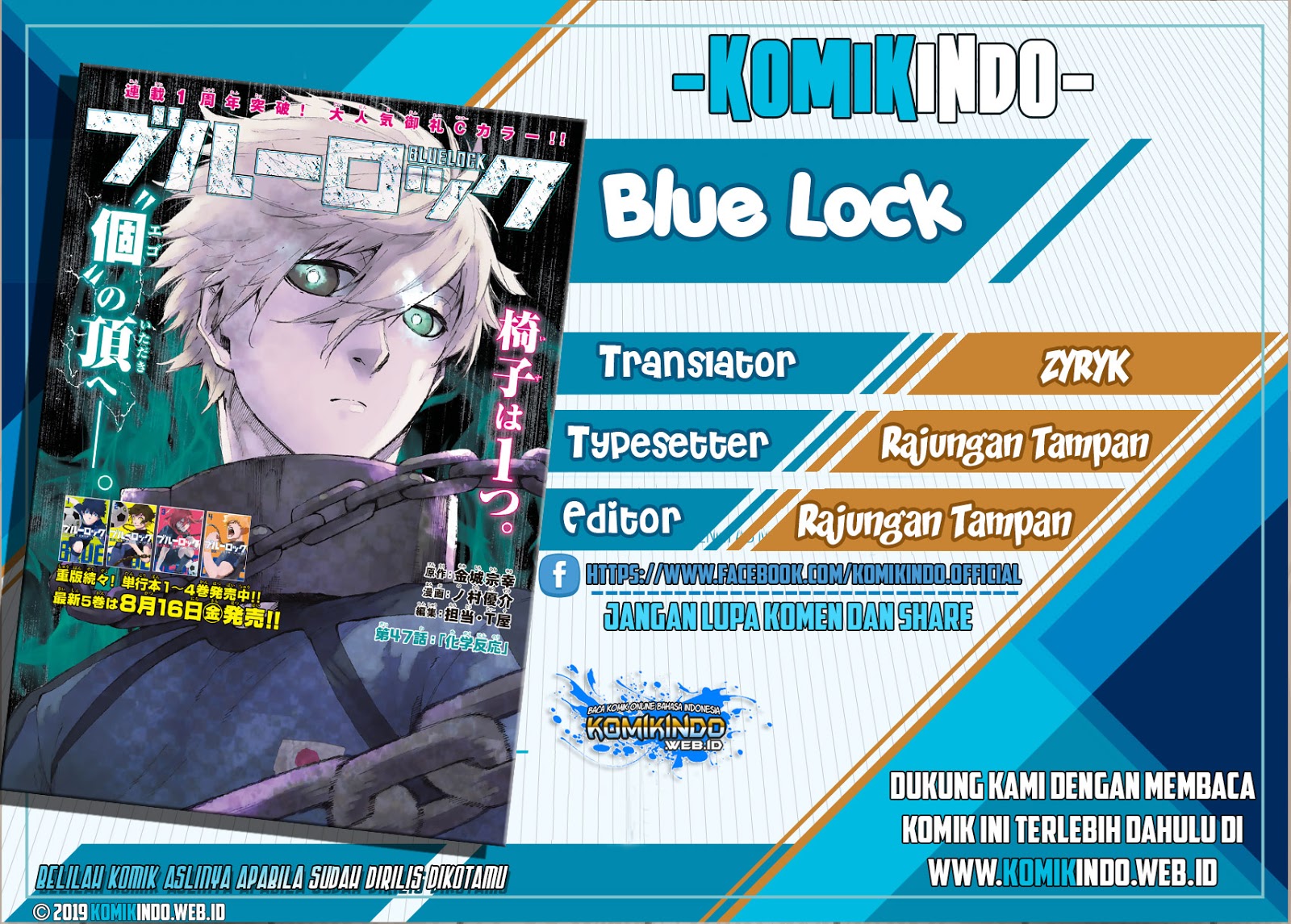 Komik Blue Lock Chapter 05 gambar nomor 1