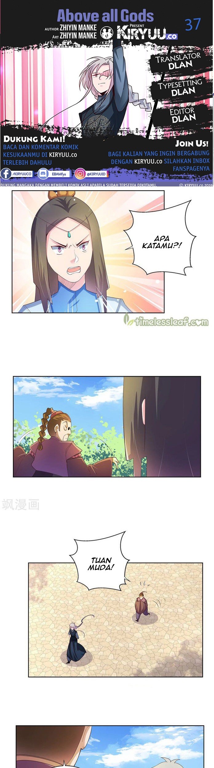 Baca Komik Above All Gods Chapter 37 Gambar 1