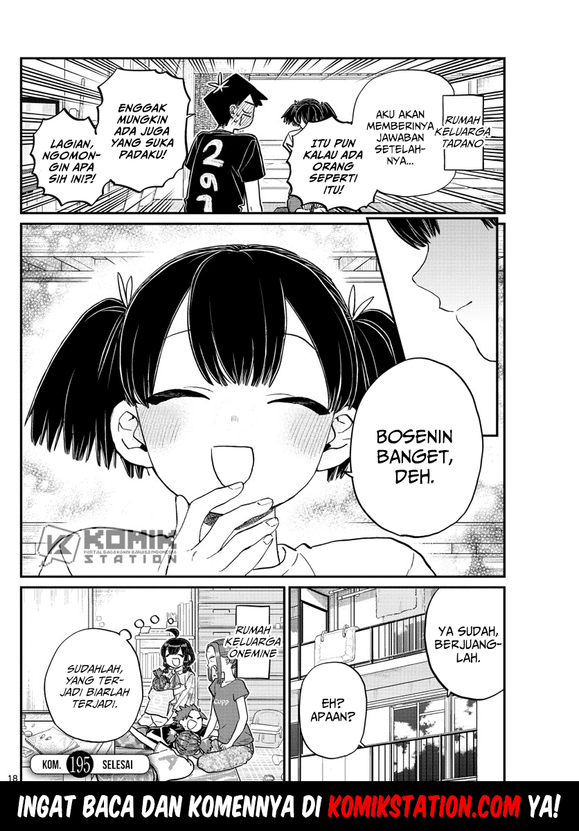 Komi-san wa Komyushou Desu Chapter 195 Gambar 20