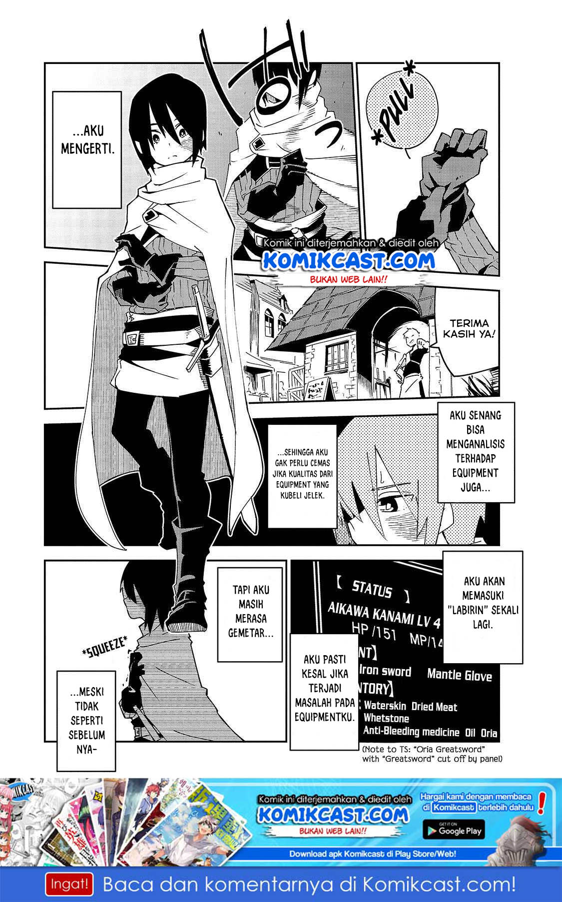 Baca Manga Isekai Meikyuu no Saishinbu o Mezasou Chapter 04 Gambar 2