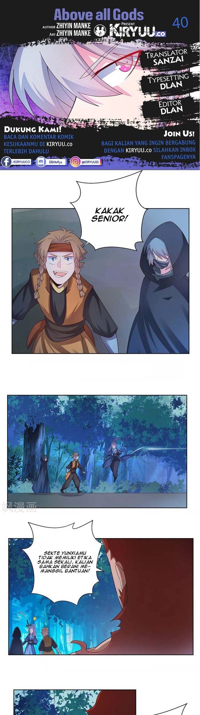 Komik Above All Gods Chapter 40 gambar nomor 1