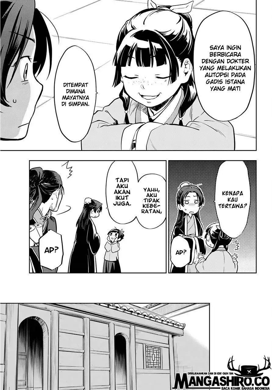 Kusuriya no Hitorigoto Chapter 33 Gambar 20