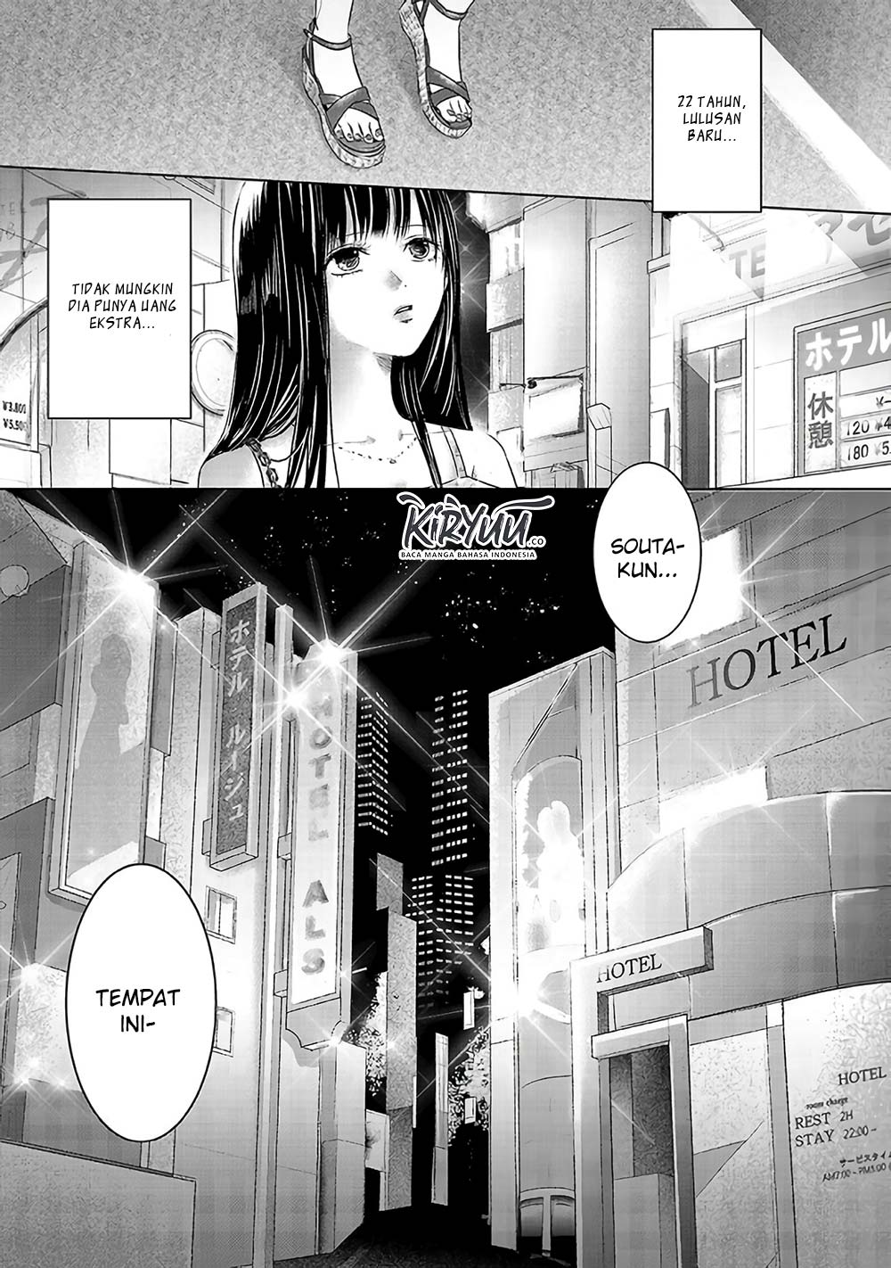 Ashita, Watashi wa Dareka no Kanojo Chapter 02 Gambar 39