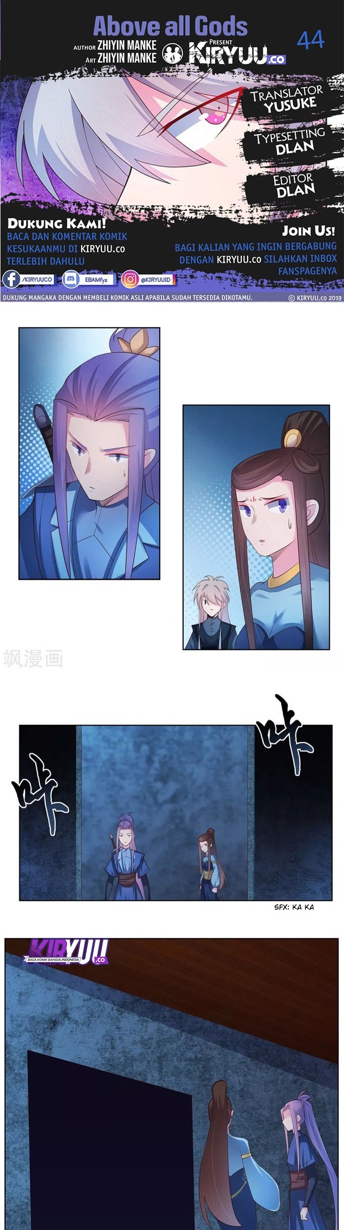Baca Komik Above All Gods Chapter 44 Gambar 1