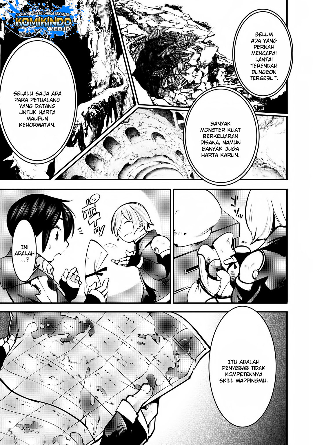 Hazure Skill [Mapping] wo Te ni Shita Shonen ha Saikyou Party to Dungeon ni Idomu Chapter 02 Gambar 15