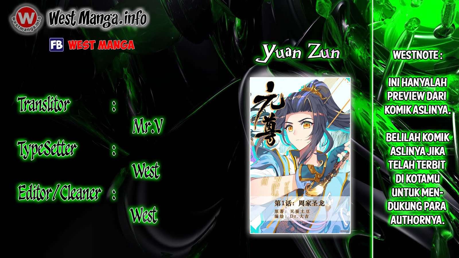 Baca Komik Yuan Zun Chapter 2 Gambar 1
