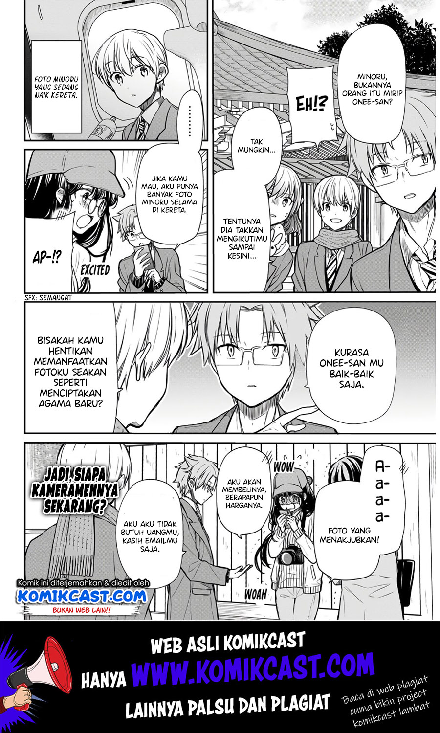Danshi Koukousei wo Yashinaitai Onee-san no Hanashi Chapter 121 Gambar 3