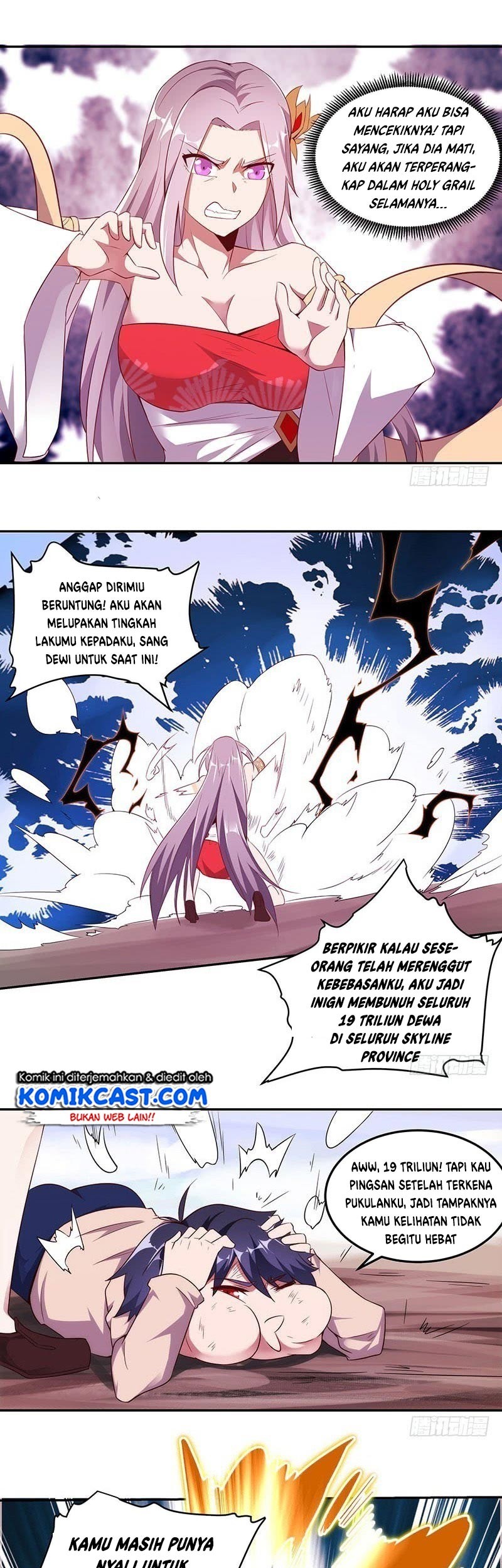 Carrying The Goddess Along Chapter 13 Gambar 23