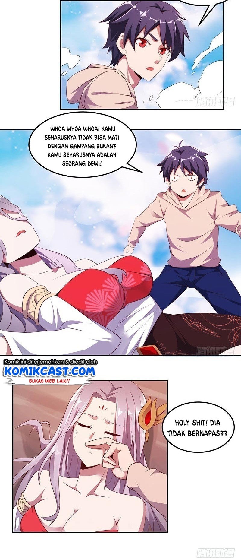 Carrying The Goddess Along Chapter 13 Gambar 20